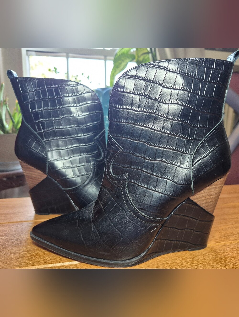 Jessica Simpson Hilrie Wedge Booties - Size 7